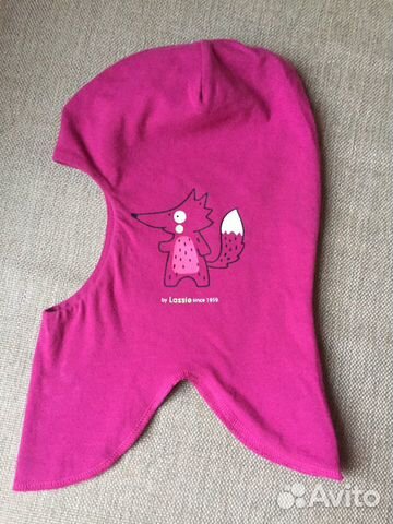 Шапка шлем трикотажный, весна-осень