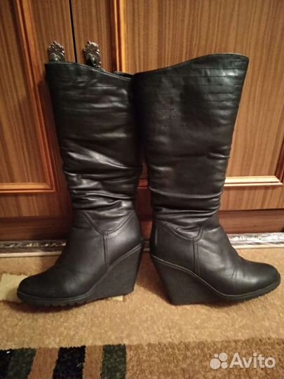 Сапоги женские натуральная кожа