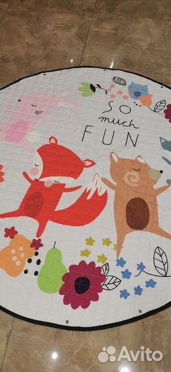 Детский коврик (мешок для игрушек)