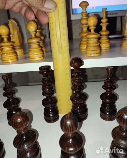 Шахматы деревянные большие с доской СССР