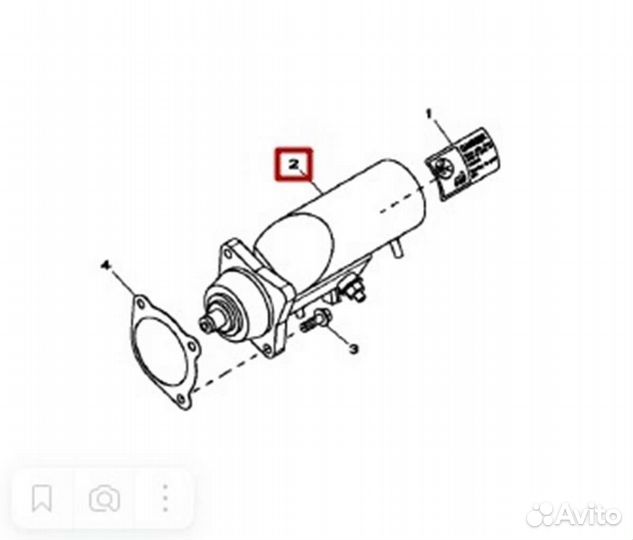 Стартер John Deere