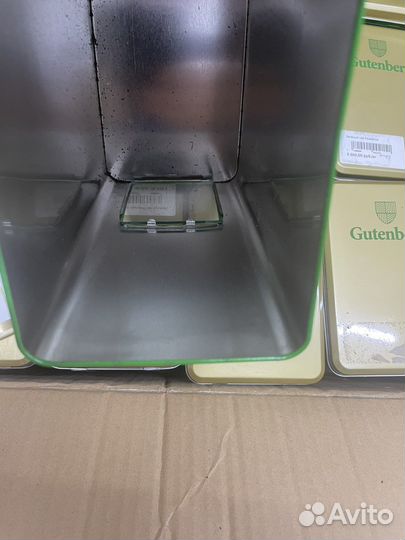 Железная коробка для чая с окном