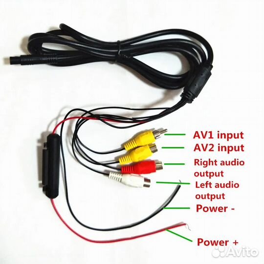 Подголовник с монитором 7 дюймов