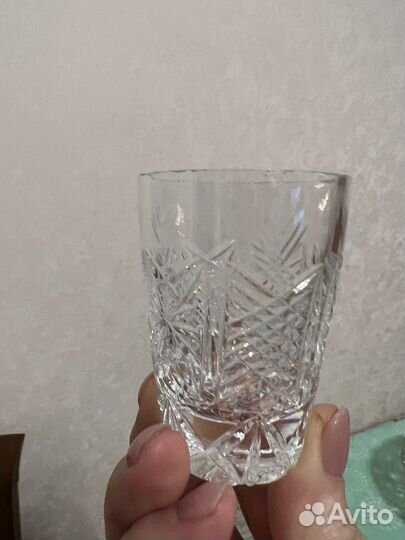 Графин хрустальный с Рюмками из СССР