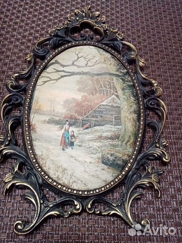 Шелкография в бронзе