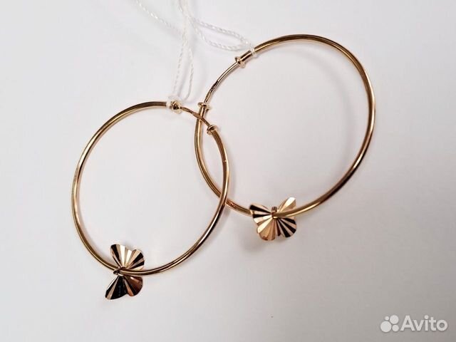 Золотые серьги