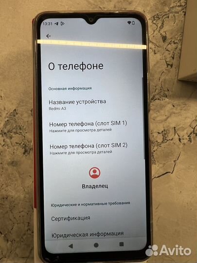 Xiaomi Redmi A3, 3/64 ГБ