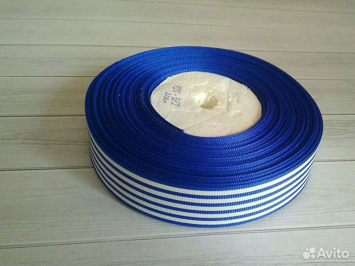 Лента репсовая в полоску