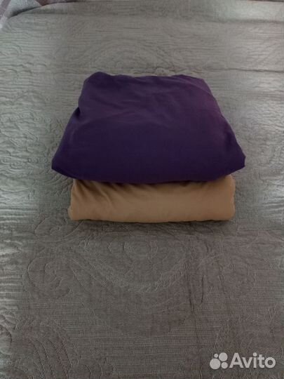 2 пледа, 2 простыни, 2 пары штор