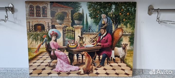 Картина 50*70 масло, холст на подрамнике, лак