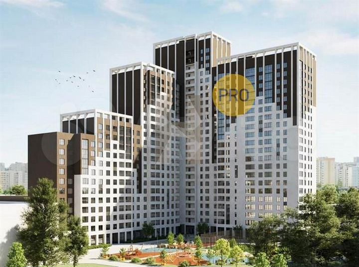 2-к. квартира, 59,6 м², 2/25 эт.