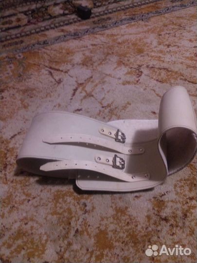 Пояс-карсет ортопедический натуральная кожа