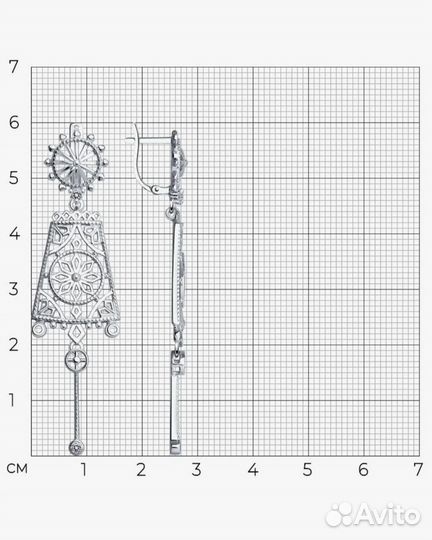 Серебряные серьги