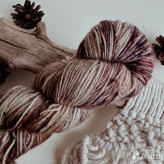 Yarn with love Пряжа ручного окрашивания Лот12