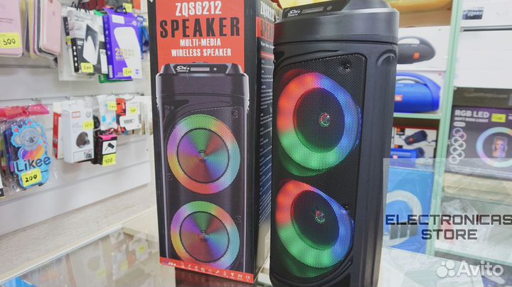 Блютуз Колонка Bluetooth ZQS-6212 Новая v.5
