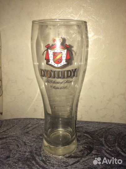 Пивная кружка стеклянная