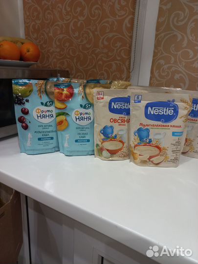 Детские каши молочные