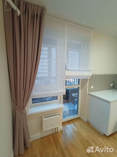 Римские шторы на электроприводе на заказ