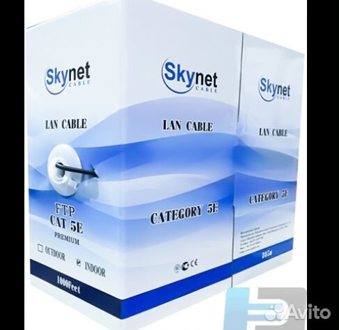 Кабель Витая пара кат.5 SkyNet Premium FTP нар.4х2