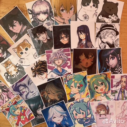 Наклейки аниме геншин