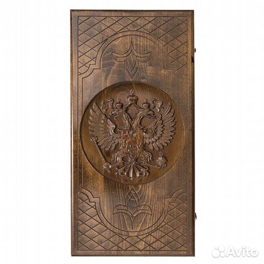 Нарды резные Герб РФ 2 Ustyan