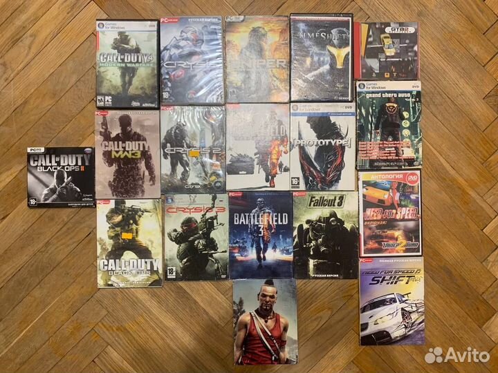 Компьютерные игры Call of duty, Battlefield, GTA