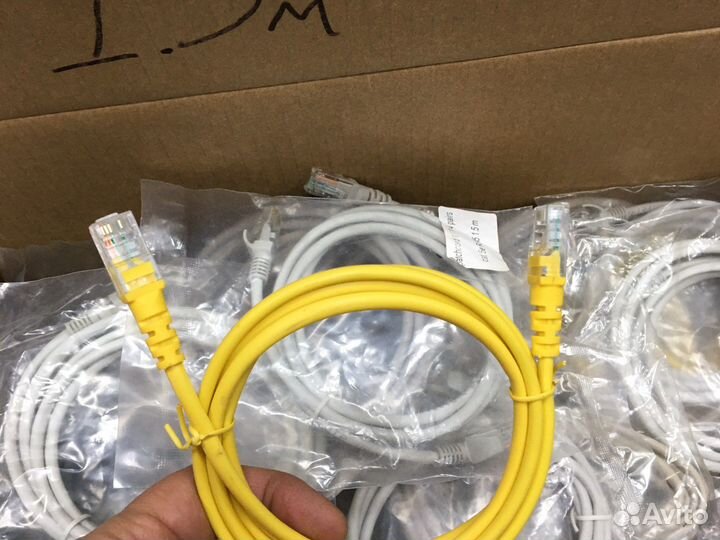Патчкорд Новый с завода 0.5-1-1.5-2-3-5-7-10 м