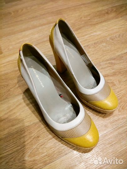 Туфли женские 39 размер натуральная кожа + хлопок