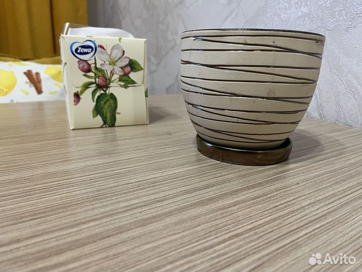 Кашпо для цветов керамика