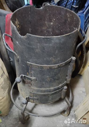 Чугунная печь для казана