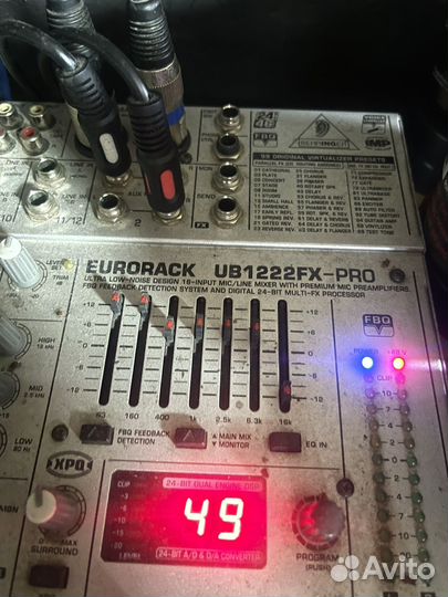 Микшерный пульт eurorack UB1222FX-PRO