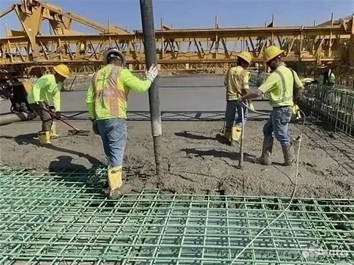 Разнорабочие монолитчики на бетонные работы
