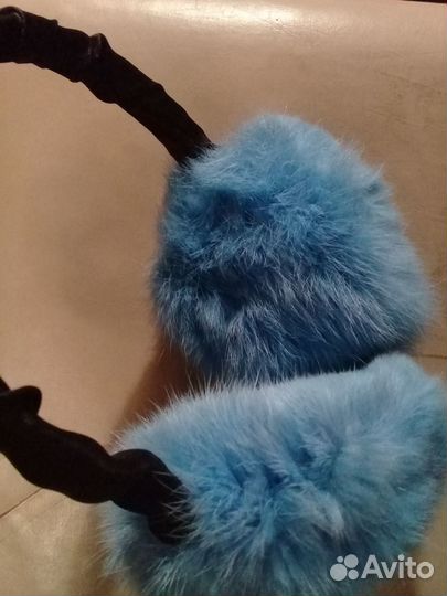 Меховые наушники