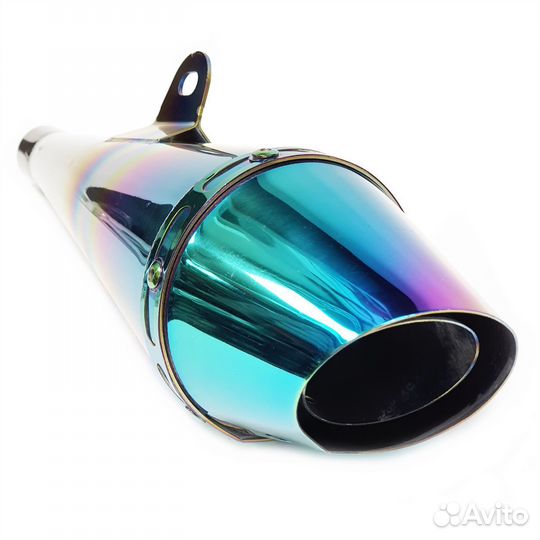 Универсальный прямоточный глушитель 400*100mm