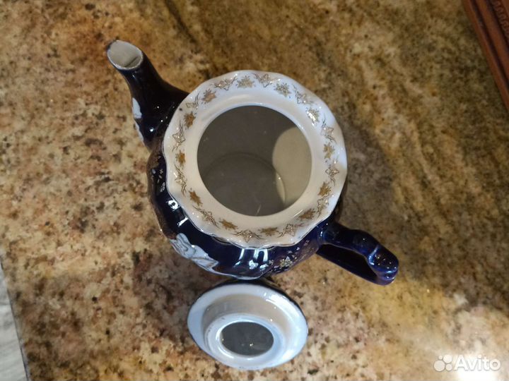 Заварочный чайник Синий кобальт