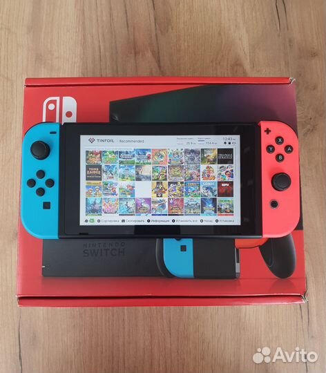 Nintendo switch прошитая 256гб