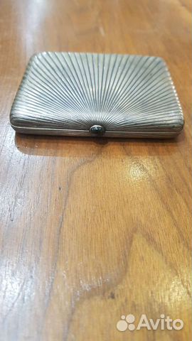 Портсигар серебро 84