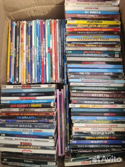 Диски двд DVD фильмы. cd audio