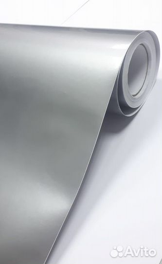 Автовинил плёнка серебристая суперглянец