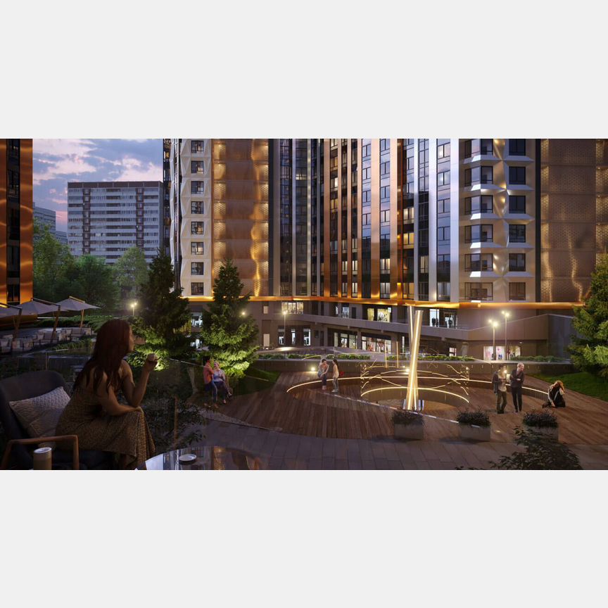 1-к. квартира, 43,3 м², 46/50 эт.