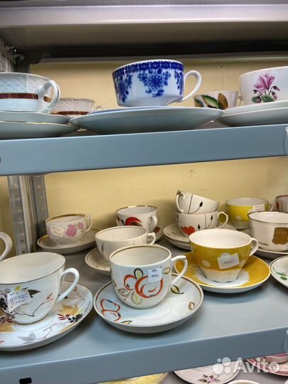 Чайная кофейная пара СССР гдр Польша Чехия винтаж