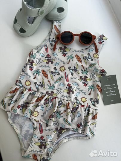 Купальник H&M для девочки 2-4 г новый