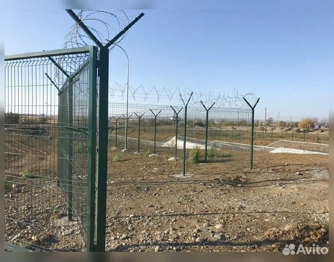 Забор из 3д сетки