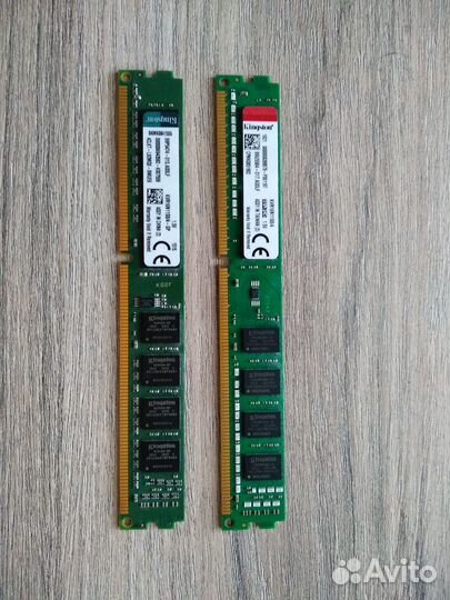 Оперативная память Kingston DDR3 2х4 gb 1600