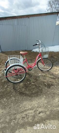 Велосипед взрослый трехколесный