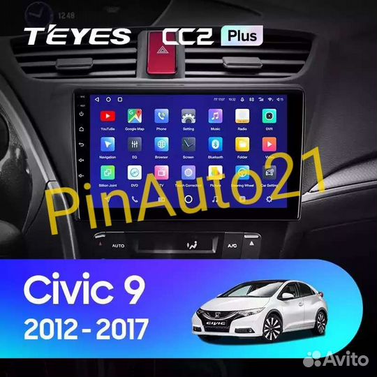 Магнитола Honda Civic 9