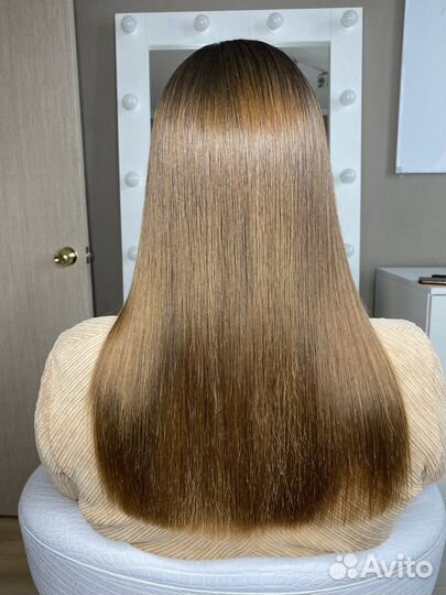 Кератиновое выпрямление