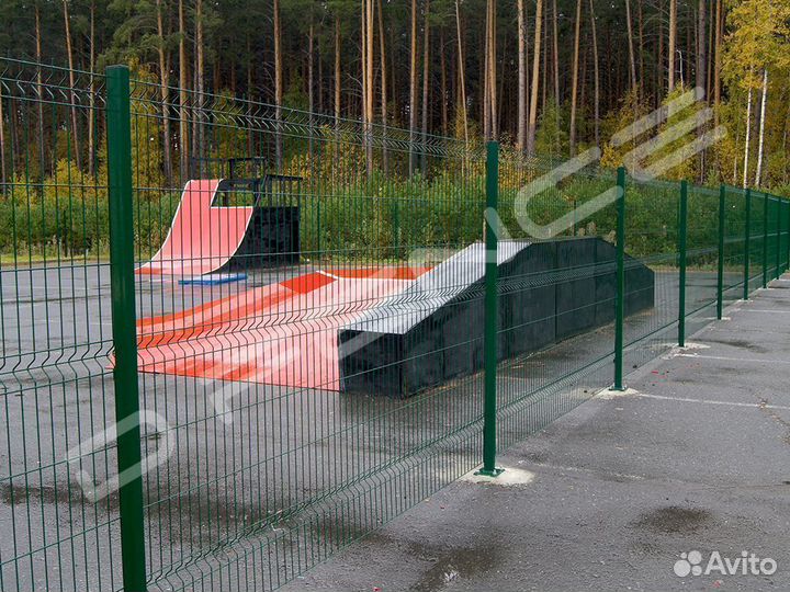 Столбы для забора 3д