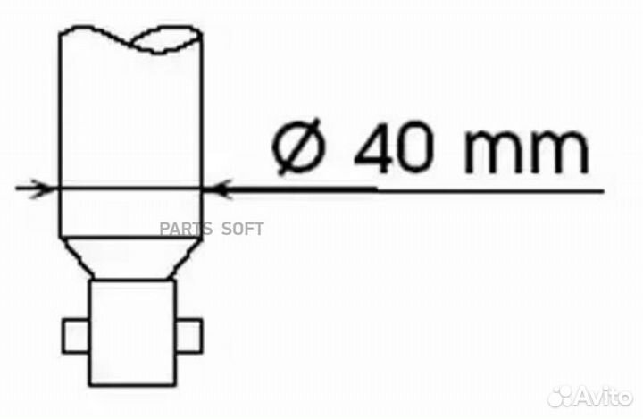 KYB 551810 Амортизатор подвески задн renault: kang