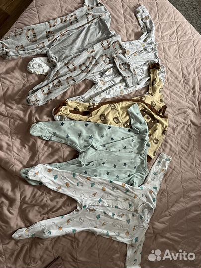 Вещи пакетом не мальчика 56,62,68,74